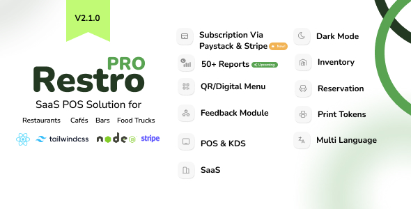 Restaurant Management Script — Restaurant / POS source code preview